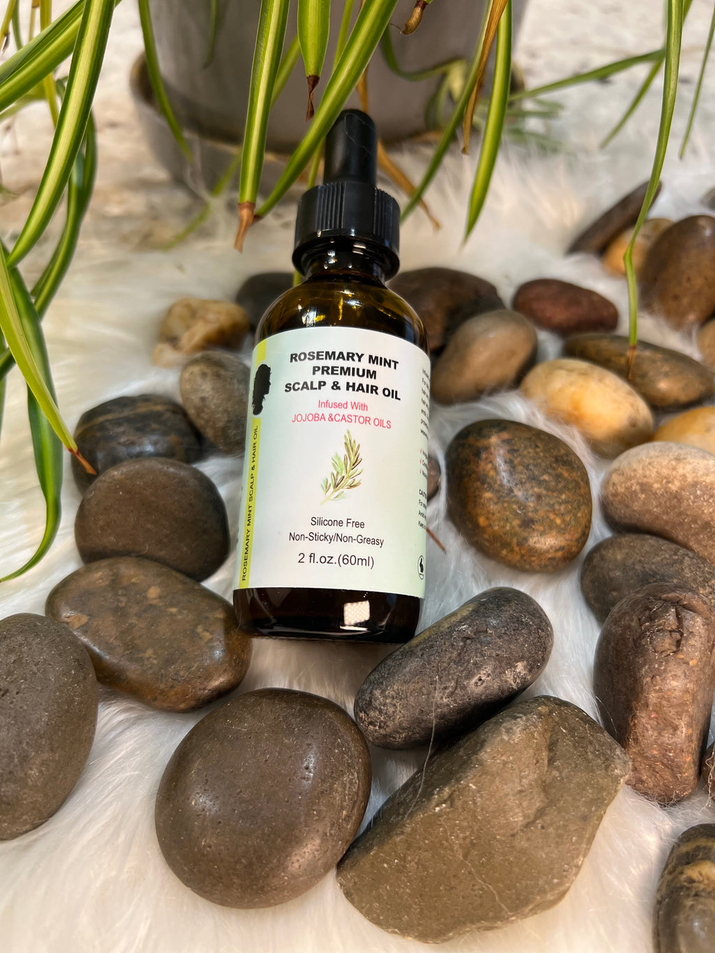 Rosemary Mint Premium Scalp & Hair Oil - 60ml.