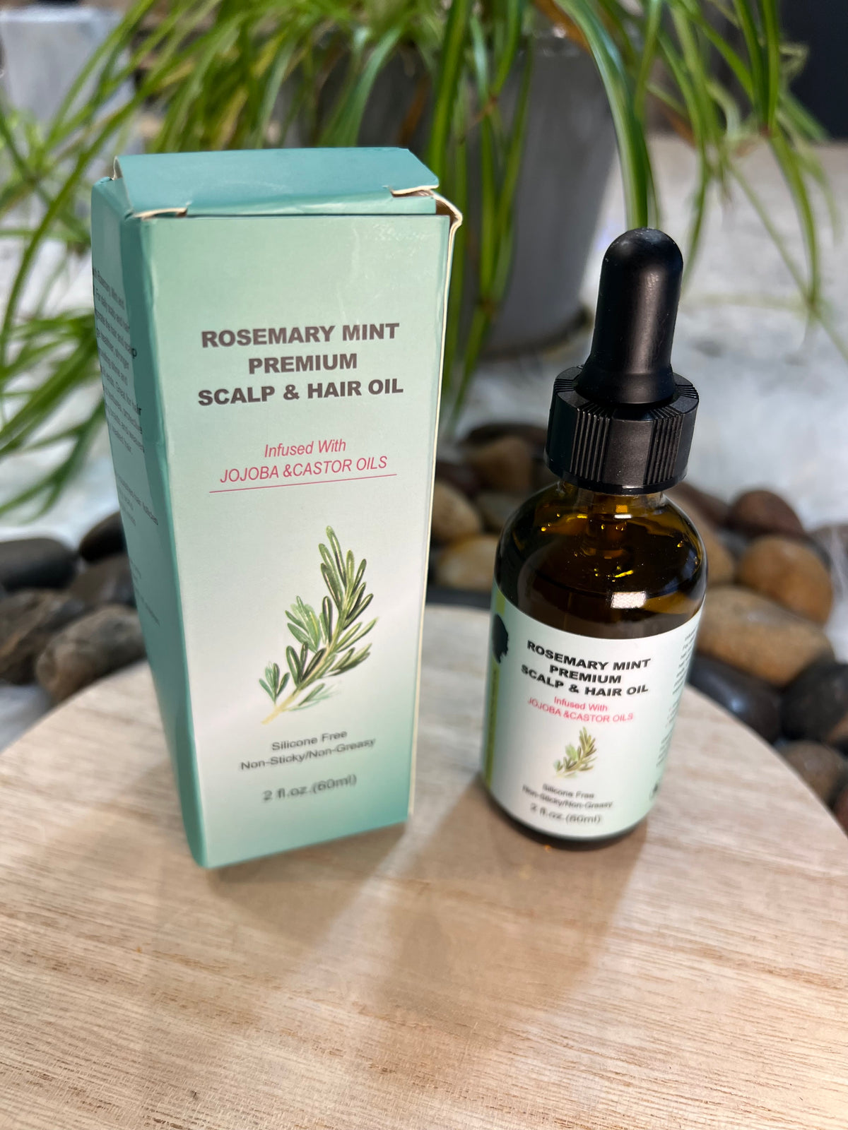 Rosemary Mint Premium Scalp & Hair Oil - 60ml.