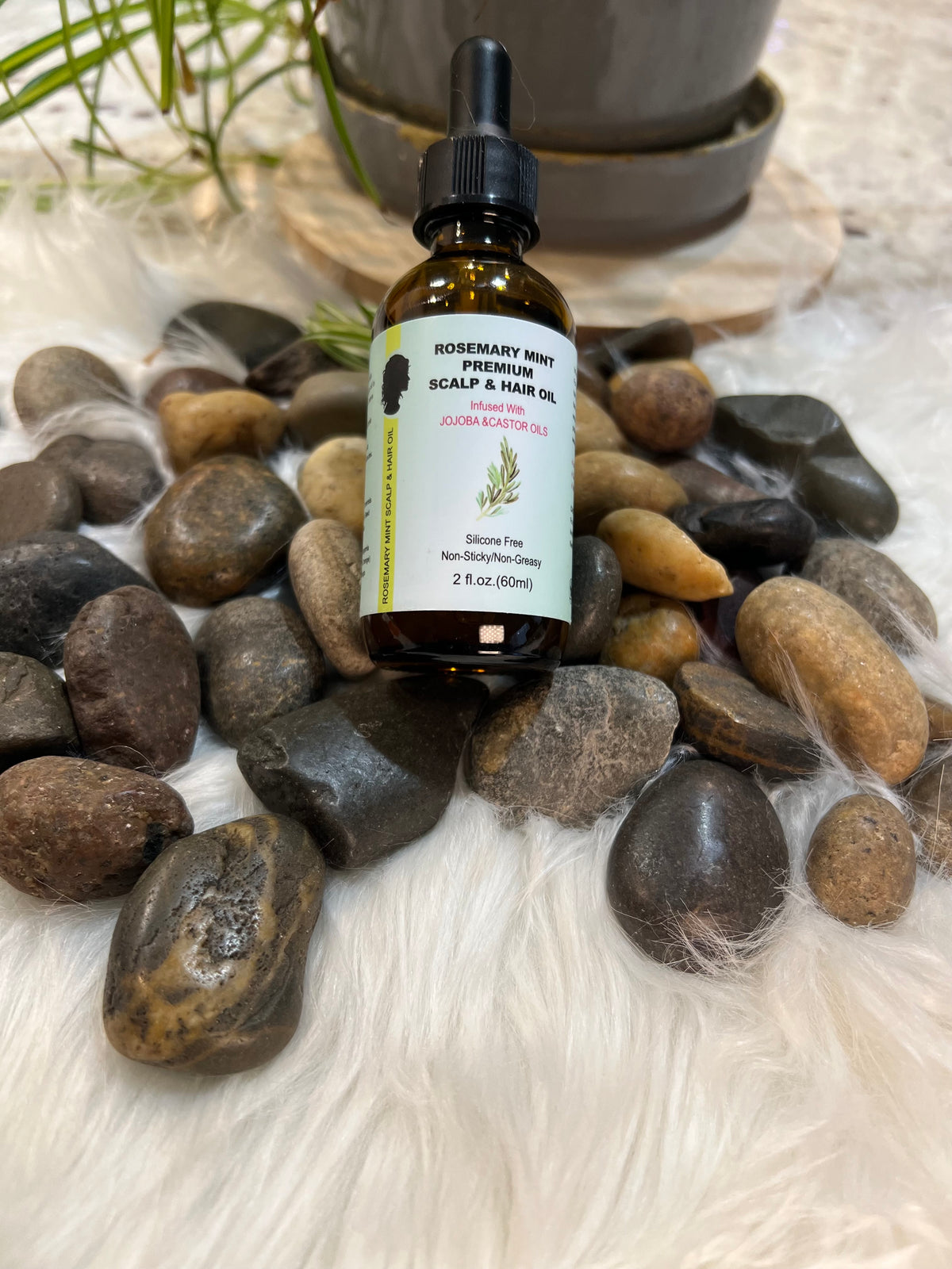 Rosemary Mint Premium Scalp & Hair Oil - 60ml.