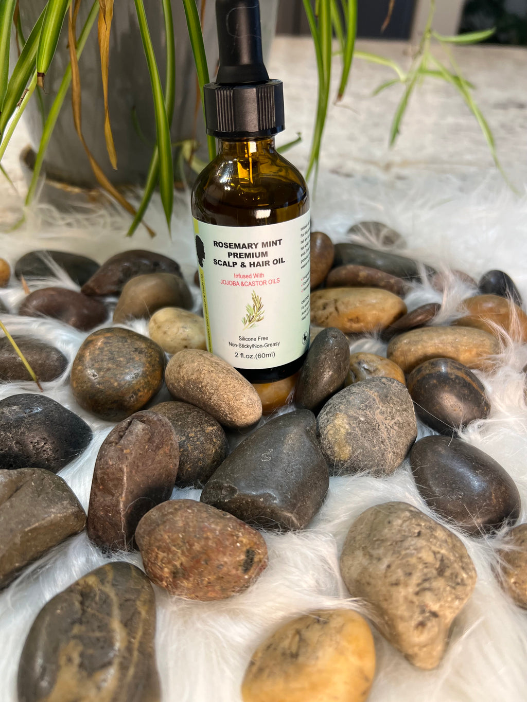 Rosemary Mint Premium Scalp & Hair Oil - 60ml.